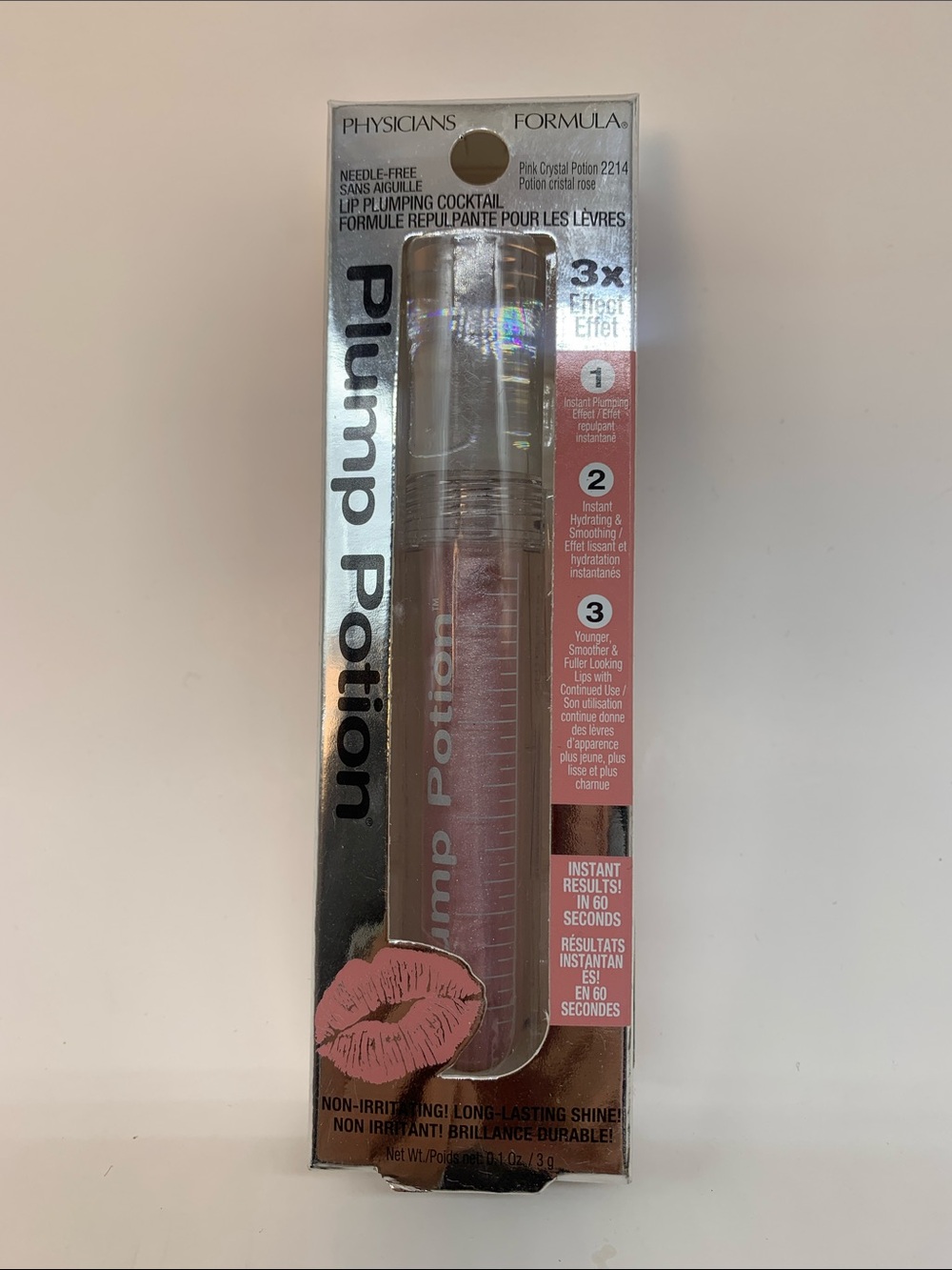 Physicians Formula Plump Potion® Needle-Free Lip Plumping Cocktail, Pink Crystal